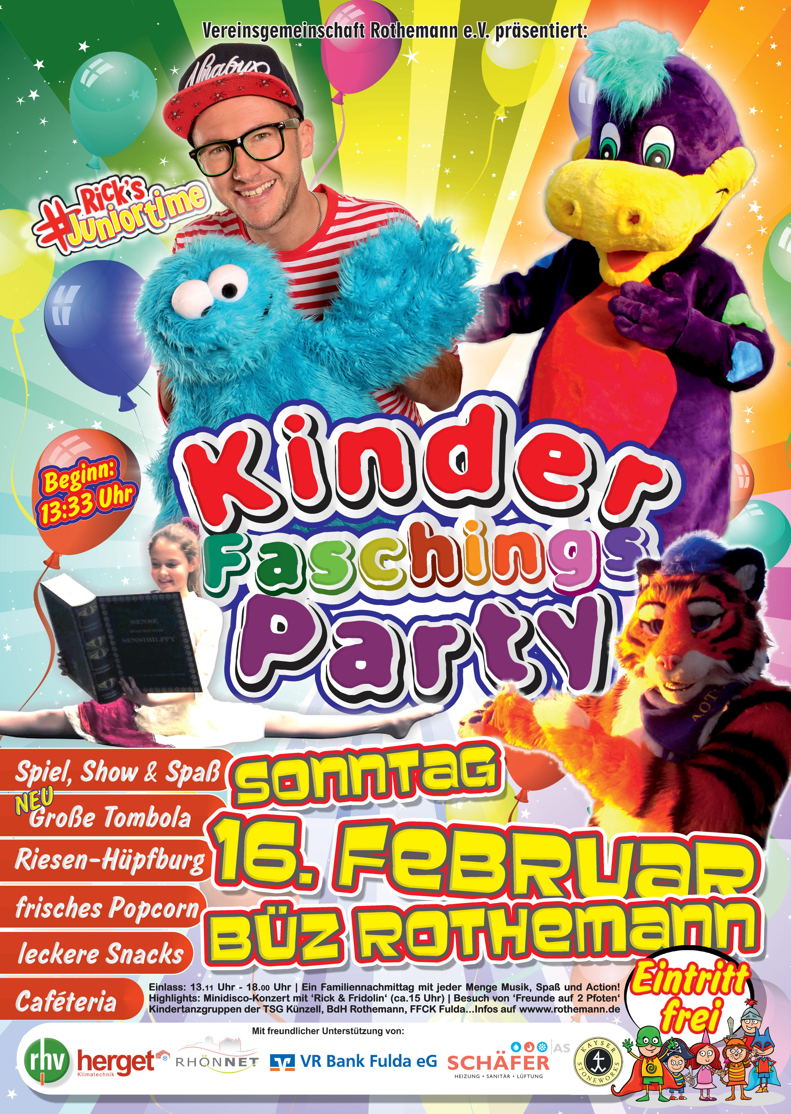 Kinder-Faschingsparty Bild 1