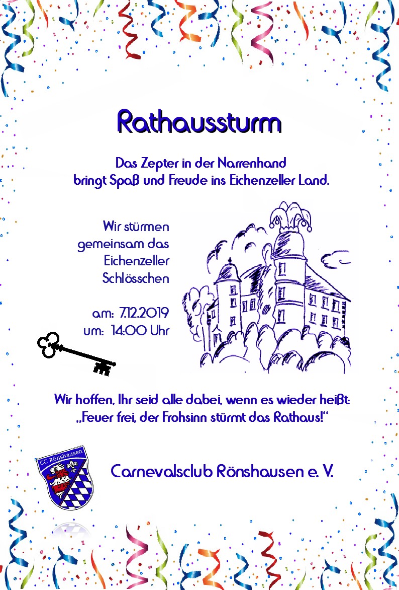 Rathaussturm in Eichenzell Bild 1