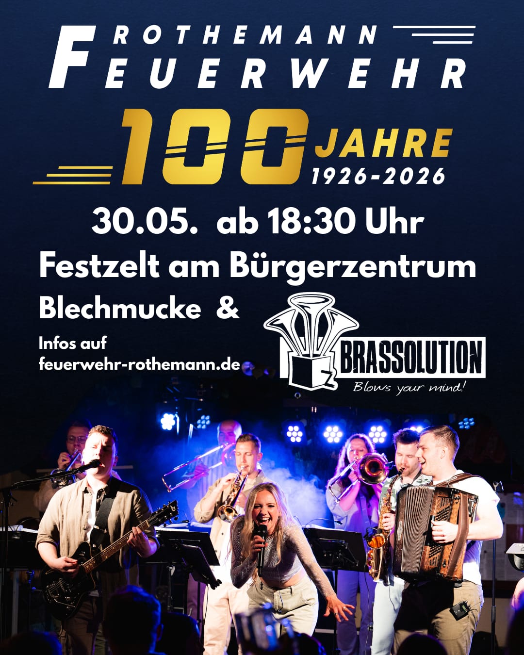 Feuerwehrfest zum 100jährigen in Rothemann  Bild 1