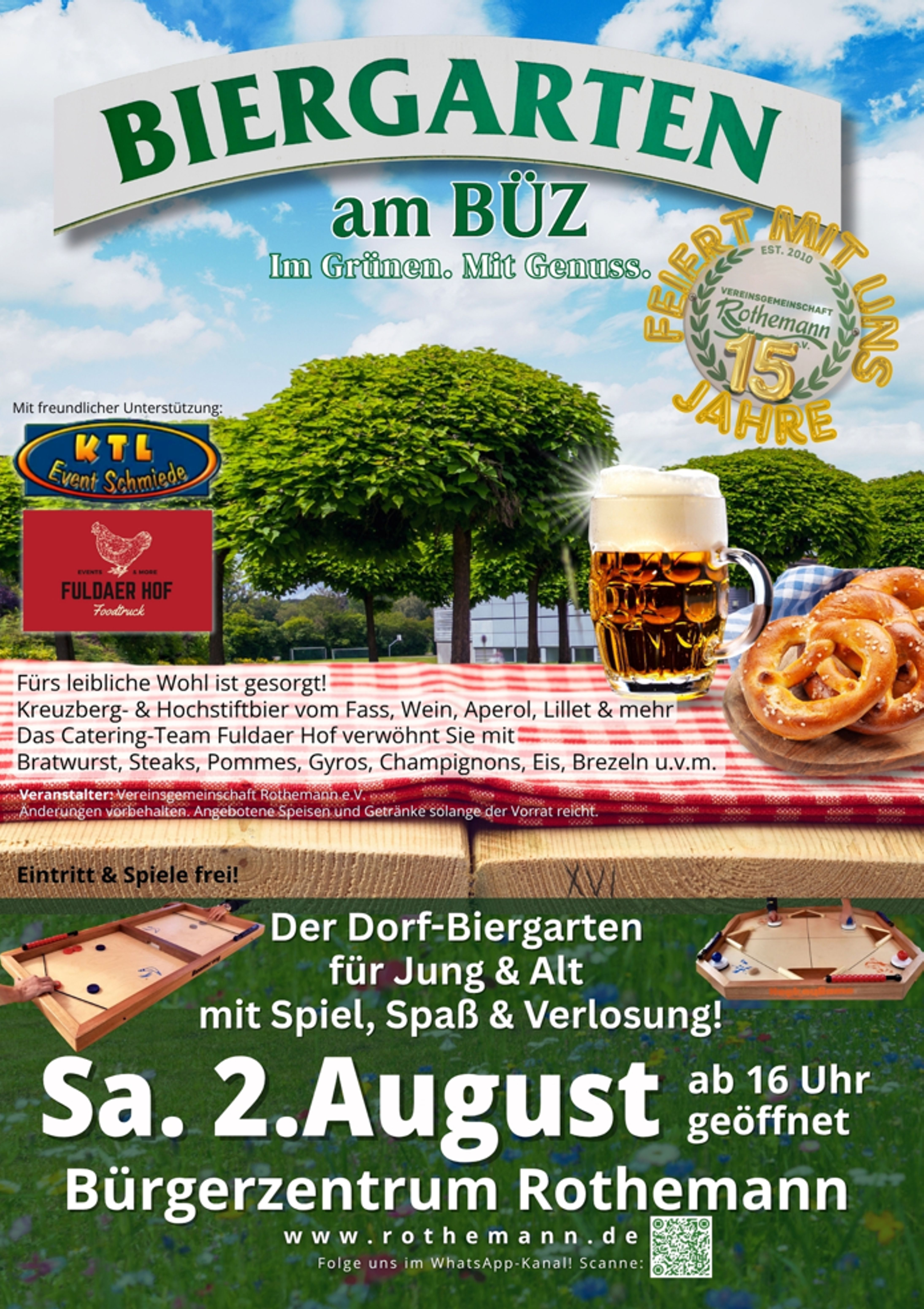 Biergarten am BÜZ Bild 1