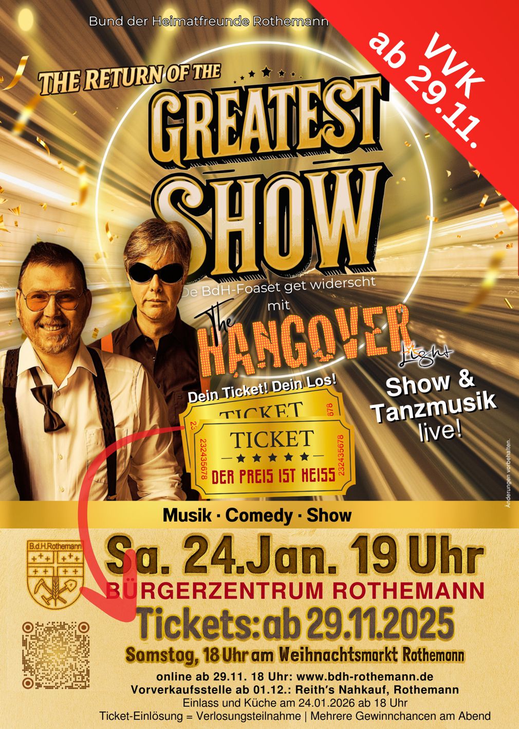 KARTENVORVERKAUF: The return of the GREATEST SHOW Bild 2