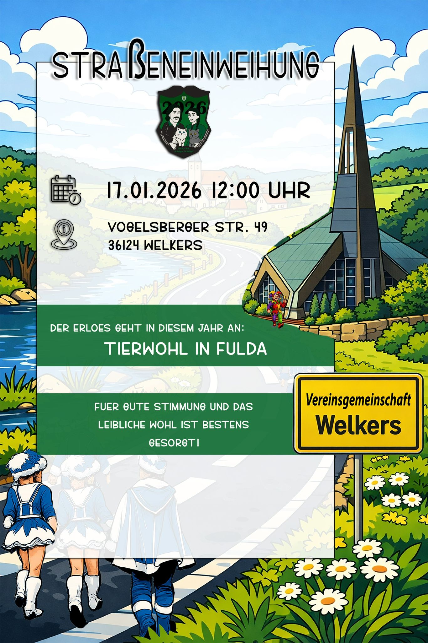 Strasseneinweihung Bild 1