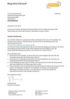 Anfrage der Bürgerliste - Abesender Mailblockade