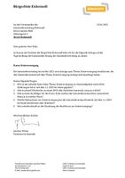 Anfrage der Bürgerliste -  Ärzteversorgung