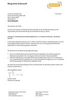 Anfrage der Bürgerliste - Bebauungsplan Nr. 15 Rönshausen