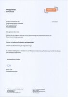 Anfrage der Bürgerliste - Coronaferienbonus