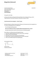 Anfrage der Bürgerliste - Interkommunales Gewerbegebiet - weitere Fragen