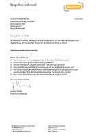 Anfrage der Bürgerliste - Interkommunales Gewerbegebiet - Zusatzfragen