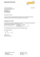 Anfrage der Bürgerliste - Klagen gegen die Gemeinde