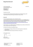 Anfrage der Bürgerliste - Klimawette