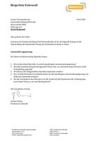 Anfrage der Bürgerliste - Lärmminderungsplanung