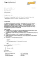 Anfrage der Bürgerliste - Mailblockade II