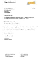 Anfrage der Bürgerliste - Notare für Grundstücksverkäufe