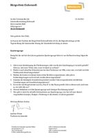 Anfrage der Bürgerliste - Quartiersgarage