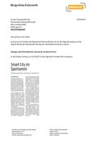 Anfrage der Bürgerliste - Smart City im Sportverein