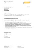 Anfrage der Bürgerliste - SmartCity