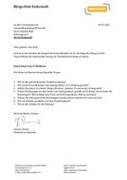 Anfrage der Bürgerliste- Status Smart City Plattform