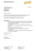 Anfrage der Bürgerliste - Weitere Fragen zum Grundstücksverkauf Weider,Wassermann