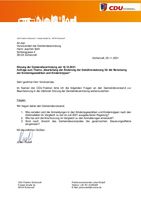 Anfrage der CDU-Fraktion - Beurteilung der Änderung der Kita-Gebühren