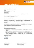 Anfrage der CDU-Fraktion - E-Car-Sharing