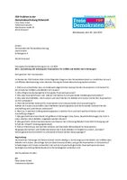 Anfrage der FDP-Fraktion - Ausstattung und Schulung der FFW für Unfälle und Brände mit E-Fahrzeugen