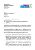 Anfrage der FDP-Fraktion - Zwischenstand Wassertechnologie