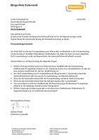 Anfragen der Bürgerliste Eichenzell - Pressemeldung Gemeinde