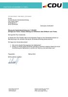 Anfragen der CDU Fraktion - Ausbau Radweg Rothemann-Döllbach-Thalau