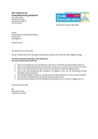 Anfragen FDP-Fraktion - Bauvorhaben Bauhof Eichenzell