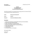 Einladung zur 4. öffentlichen Sitzung 2021-2023