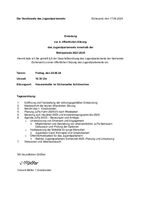 Einladung zur 4. öffentlichen Sitzung des Jugendparlaments 2023-2025