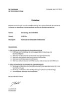 Einladung zur konstituierenden Sitzung des Jugendparlaments 2023-2025