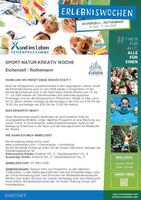 Flyer Ferienaktivwoche 2026