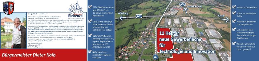 Flyer Grundstücksflächen Industriepark Rhön Rückseite