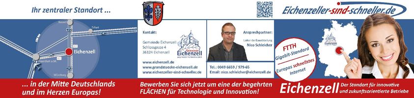 Flyer Grundstücksflächen Industriepark Rhön Vorderseite