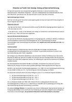 Hinweise zur Sperrzeitverkürzung