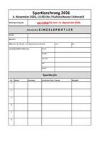 Meldung Einzelsportler 2026