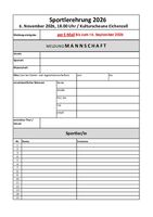 Meldung Mannschaften 2026