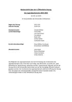 Niederschrift über die 4. öffentliche Sitzung 2023-2025