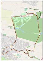 RFFS_Jubiläumsrallye_Familientour-Eichenzell_Karte_mit_Wegepunkte_1_bis_19