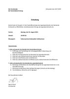 Wiederholungstermin - Einladung zur konstituierenden Sitzung des Jugendparlaments 2025 - 2027