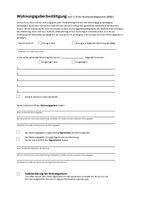 Wohnungsgeberbestätigung