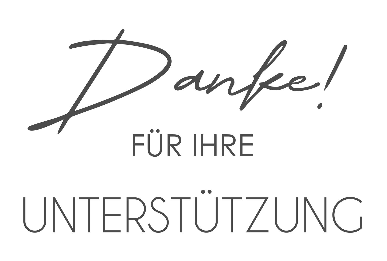 AdobeStock_789264149 - Danke für Ihre Unterstützung