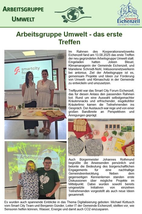 Arbeitsgruppe Umwelt Seite 1