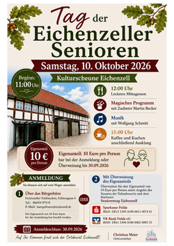 Einladung Tag der Eichenzeller Senioren 10.10.2026 - Ki-generiert Final (2)