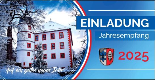 Einladung Vorderseite für HP Anmeldung Bestätigung