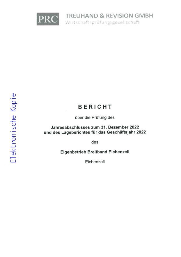 Jahreabschluss 2022 EBE