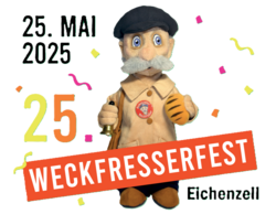 Logo 25. Weckfresserfest 25.05.2025 - quer - freigestellt