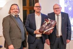 Redner Gruppenaufnahme Johannes Rothmund, Manuel Marburger und Joachim Bohl
