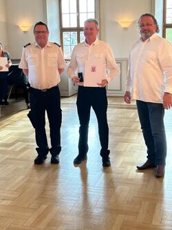 Silbernes Brandschutzehrenzeichen 25 Jahre Christoph Günther